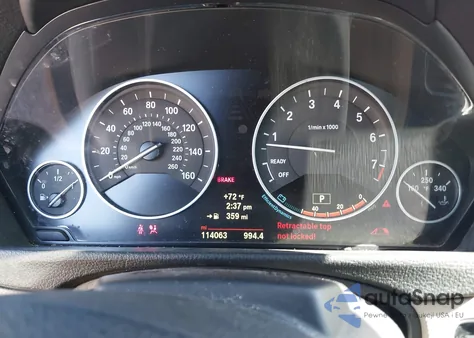 2014 BMW 435I из США, поврежденный, VIN WBA3T3C50EP737241